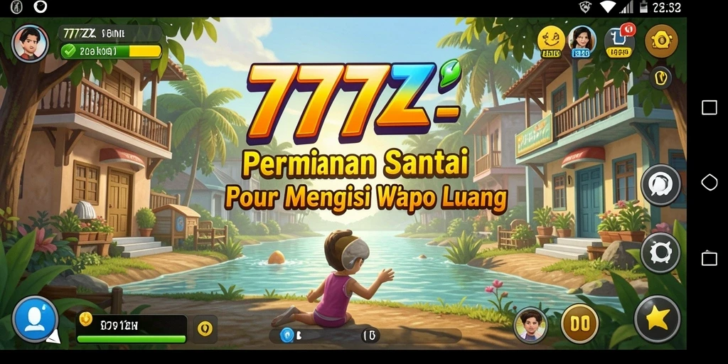 Tampilan gameplay 777ZX yang seru dengan warna cerah.
