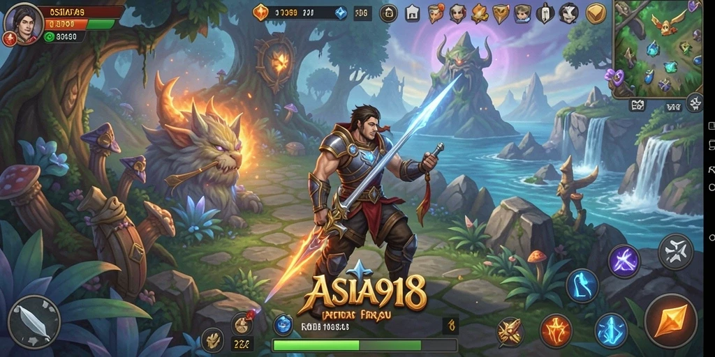 Gameplay menegangkan di dunia penuh petualangan.
