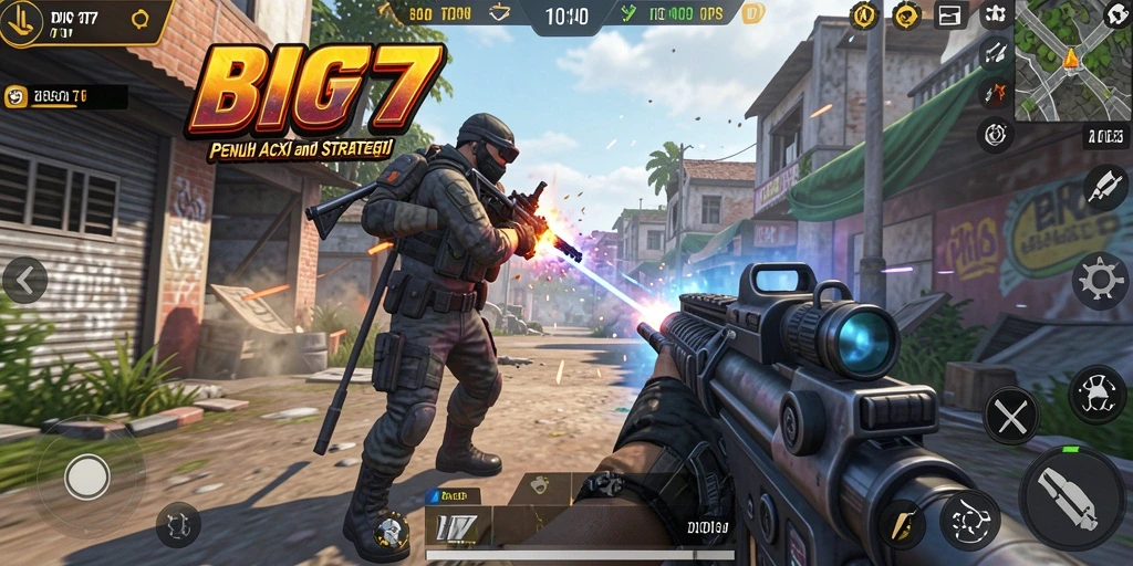 Gameplay seru dan dinamis dari BIG77 yang penuh aksi TPS.