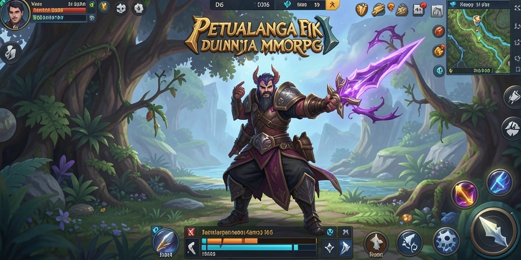 Gameplay D06 yang mendebarkan dalam dunia MMORPG penuh petualangan.