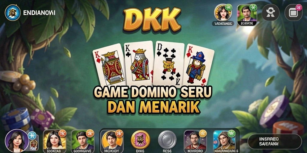 Tampilan gameplay DKK yang menarik dan penuh warna.