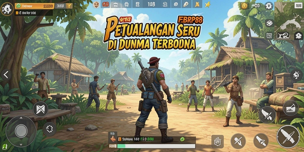 Tampilan gameplay FBRP88 dalam dunia terbuka yang menakjubkan.