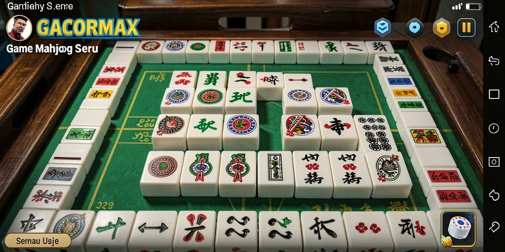 Tampilan gameplay yang seru dan penuh warna di GACORMAX.