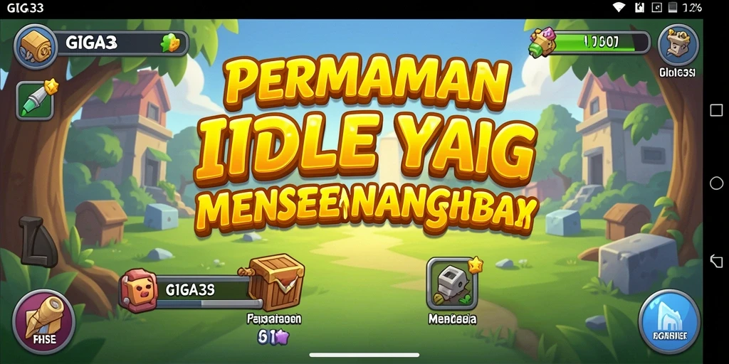Tampilan gameplay GIGA33 yang seru dan adiktif dalam mode Idle.