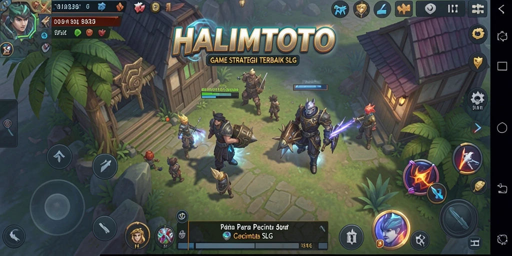Gameplay seru HALIMTOTO dengan strategi pertempuran yang menantang.