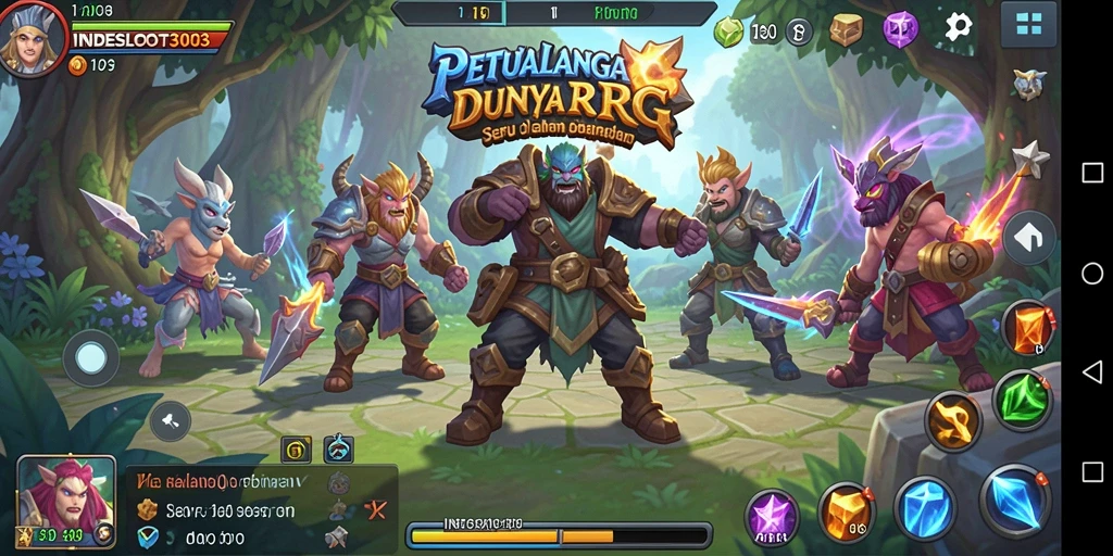 Tangkapan layar <strong>INDESLOT303</strong> yang menampilkan aksi mendebarkan dalam gameplay RPG.