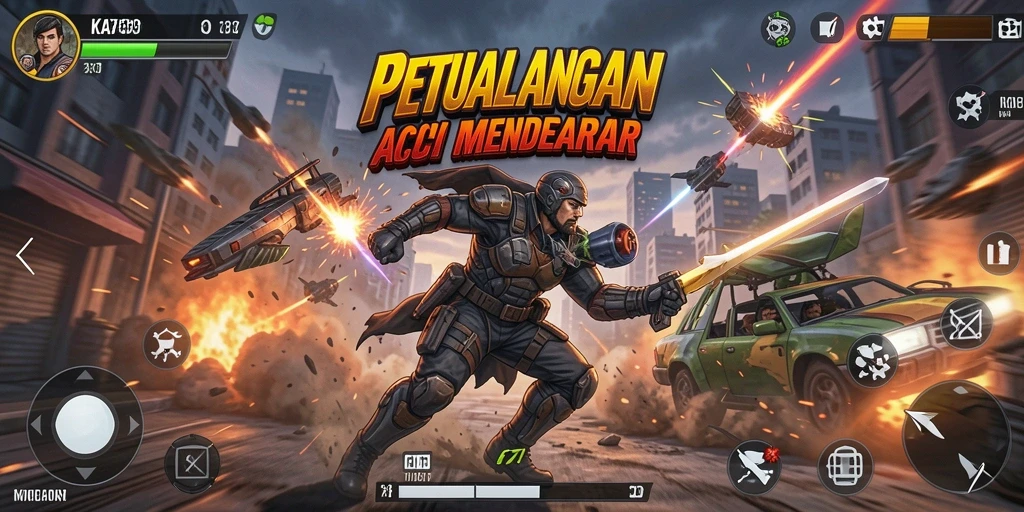 Screenshot KA789 menunjukkan aksi mendebarkan dalam pertarungan.