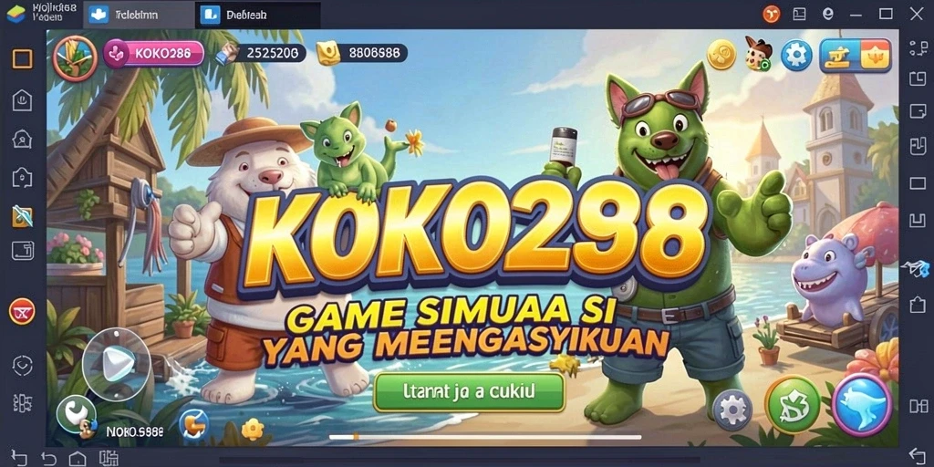 Screenshot menampilkan gameplay menarik dari KOKO288 di dunia simulasi.