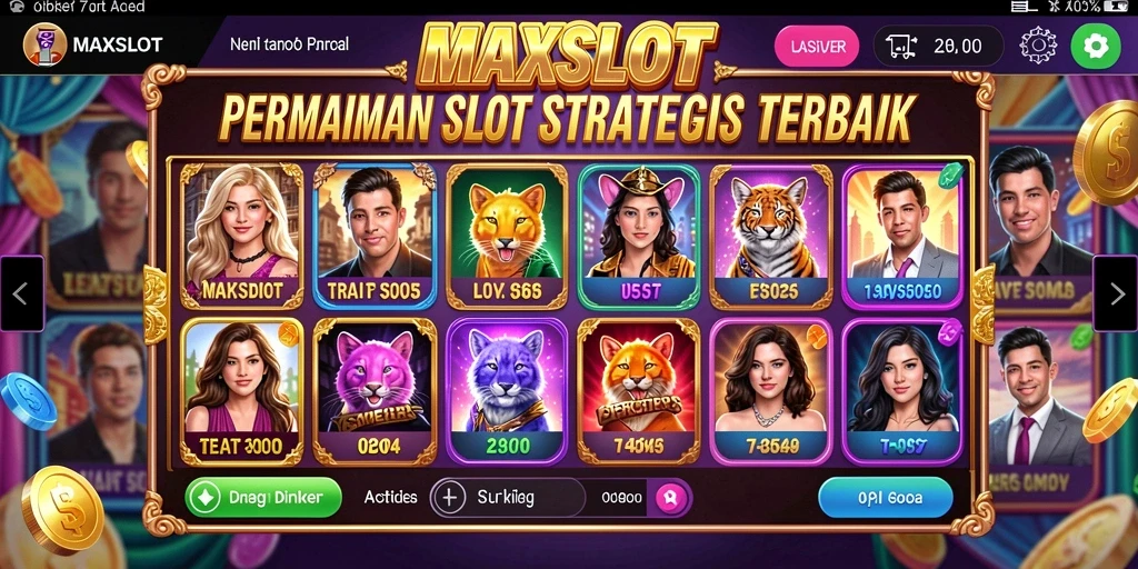 Tampilan gameplay <strong>MAXSLOT</strong> yang menarik dan strategis.