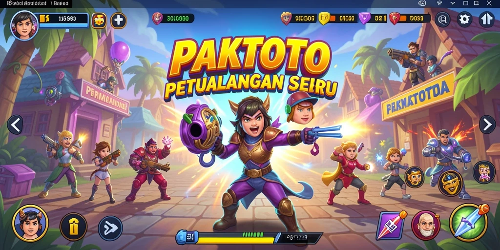 Tampilan gameplay menarik dari PAKTOTO dengan tantangan seru.