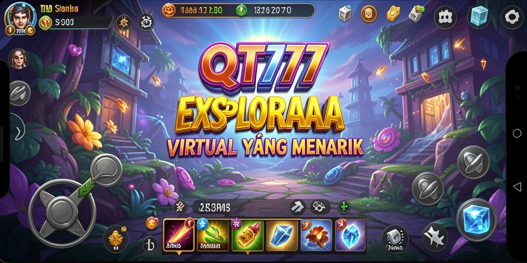 Tangkapan layar utama QT777 menampilkan aksi gameplay simulasi yang menarik.