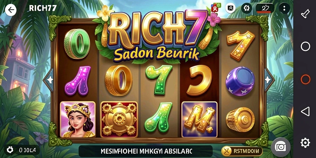 Tampilan gameplay RICH7 yang menarik dan interaktif.