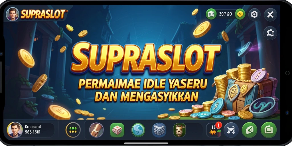Screenshot gameplay menunjukkan keseruan bermain SUPRASLOT.