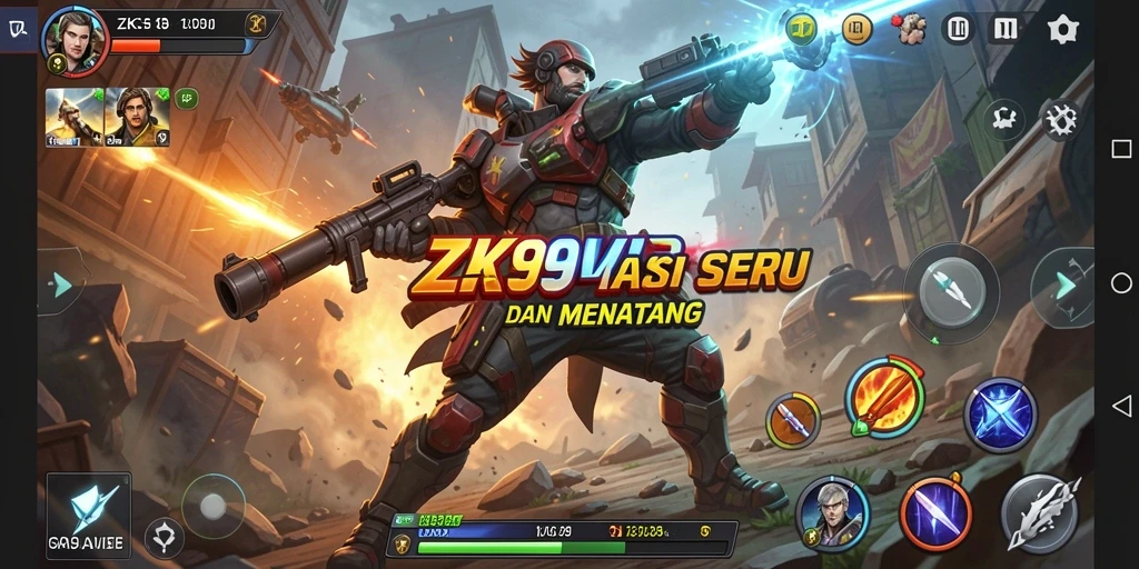 Screenshot gameplay ZK9VIP yang menampilkan aksi mendebarkan.